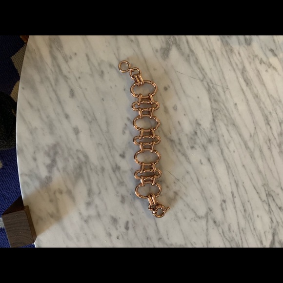 J. Crew Jewelry J Crew Rose Gold Link Bracelet Poshmark